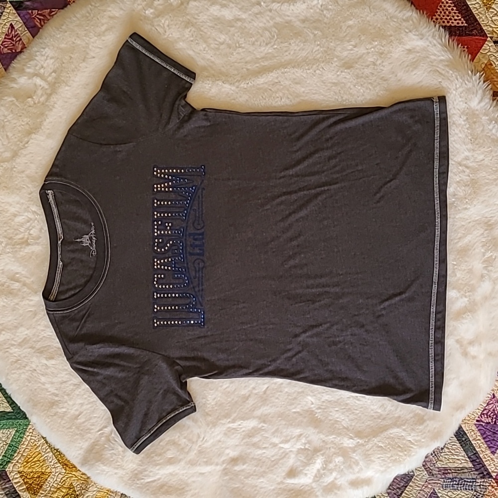 Disney Parks Authentic Lucasfilms Star Wars Sequin Graphic Soft Casual Tee